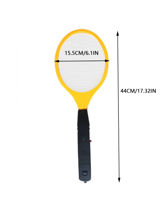 Large Electric Fly Mosquito Swatter for Indoor and Outdoor Use, Lightweight and Safe for Family