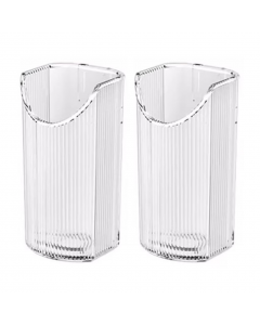 2 Pieces Waterproof Umbrella Rack With Tray to Prevent Water Leakage Storage