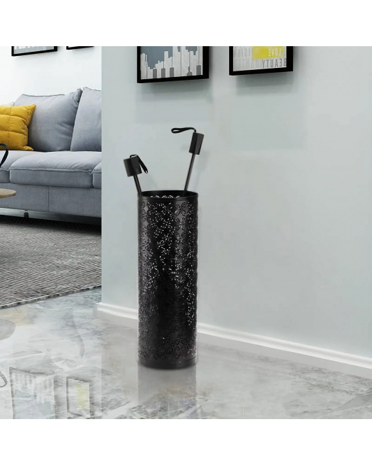  Metal Round Umbrella Stand Rack, Free Standing Umbrella Holder Bin