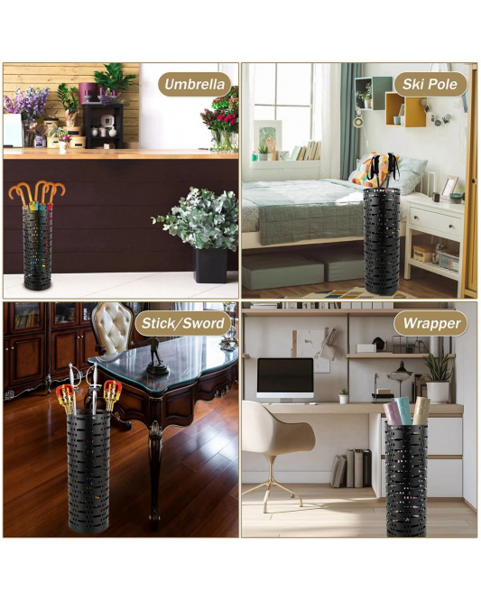 Umbrella Storage Rack Umbrella Standing Holder, Black Umbrella Storage Rack Umbrella Standing Holder, Black