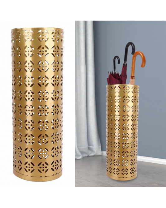 Umbrella Rack for Home Use Storage Freestanding Round Gold Umbrella Rack for Home Use Storage Freestanding Round Gold