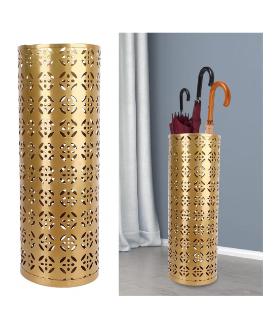 Umbrella Rack for Home Use Storage Freestanding Round Gold Umbrella Rack for Home Use Storage Freestanding Round Gold