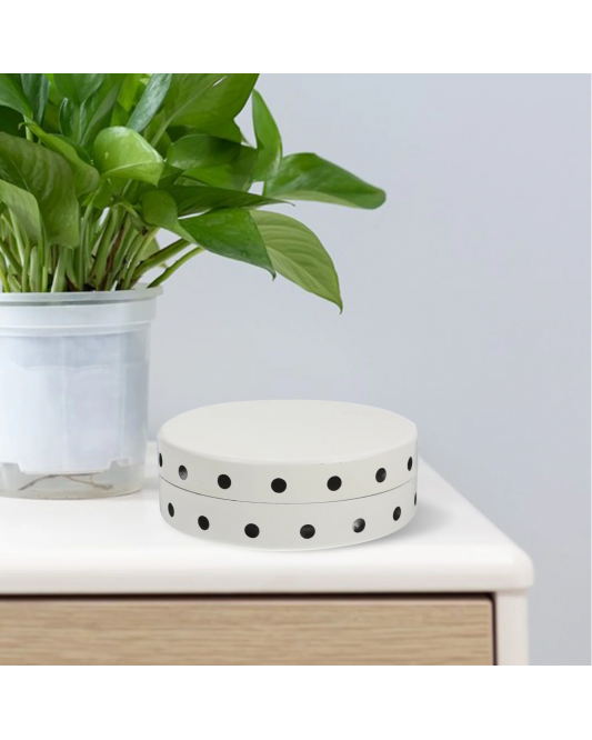 Stainless Steel Mosquito Coil Box Lidded Mosquito Coil Burning Case with Filter Cotton