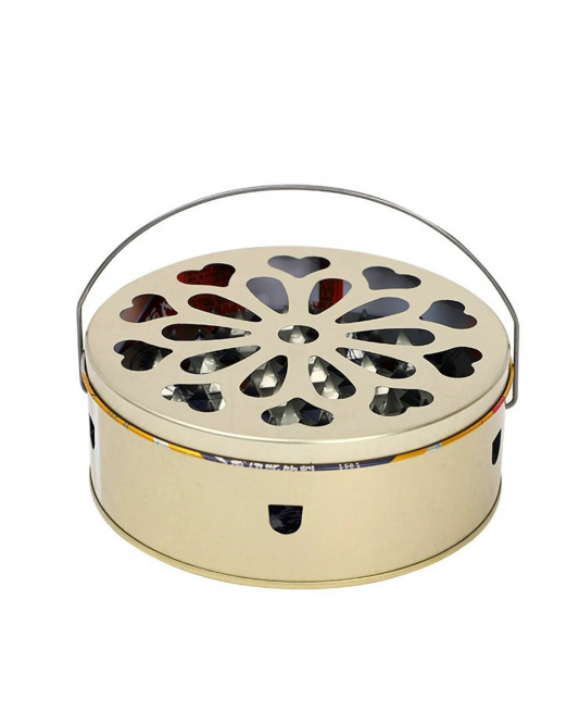 Handy Mosquito Coil Tray, Portable Outdoor Mosquito Repellent Box with Handle, Safe & Durable Metal Construction Handy Mosquito Coil Tray, Portable Outdoor Mosquito Repellent Box with Handle, Safe & Durable Metal Construction