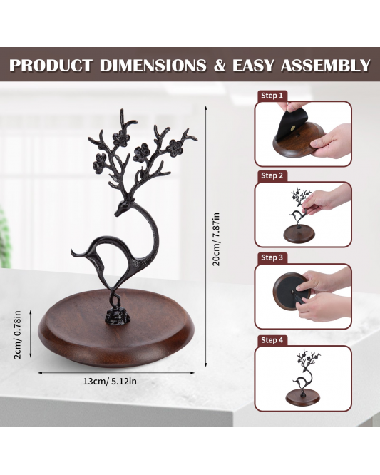 Antlers Jewelry Display Stand,Tree Tower Rack Hanging Organizer for Ring Earrings Necklace Bracelet Antlers Jewelry Display Stand,Tree Tower Rack Hanging Organizer for Ring Earrings Necklace Bracelet